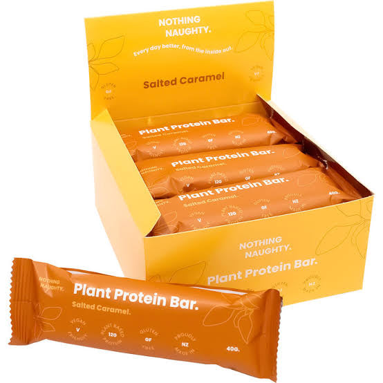 Nothing Naughty Plant Protein Bars- Box