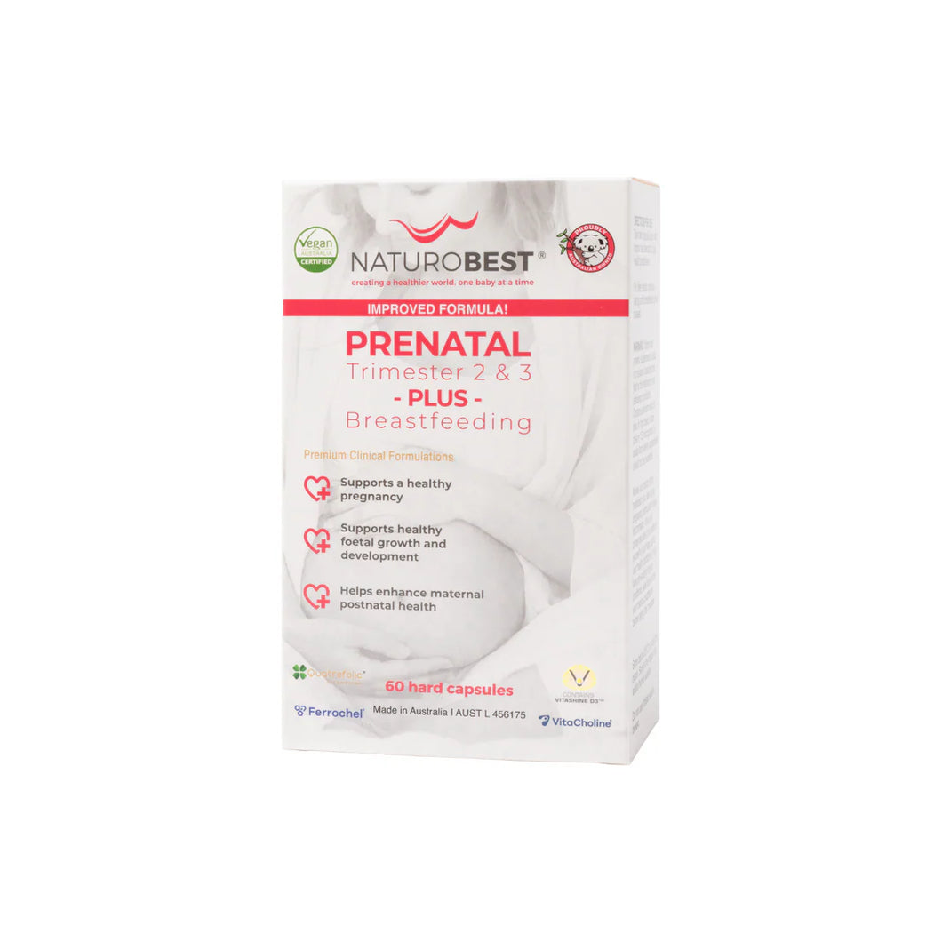 NaturoBest PreNatal Trimester 2 & 3 plus Breastfeeding
