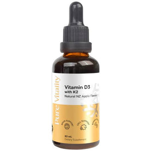 Pure Vitality Vitamin D+K2 Drops