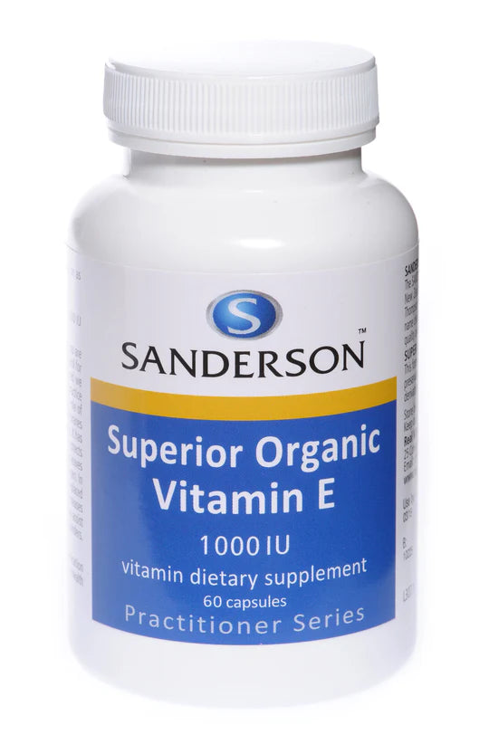 Sandersons Superior Organic Vitamin E 1000iu